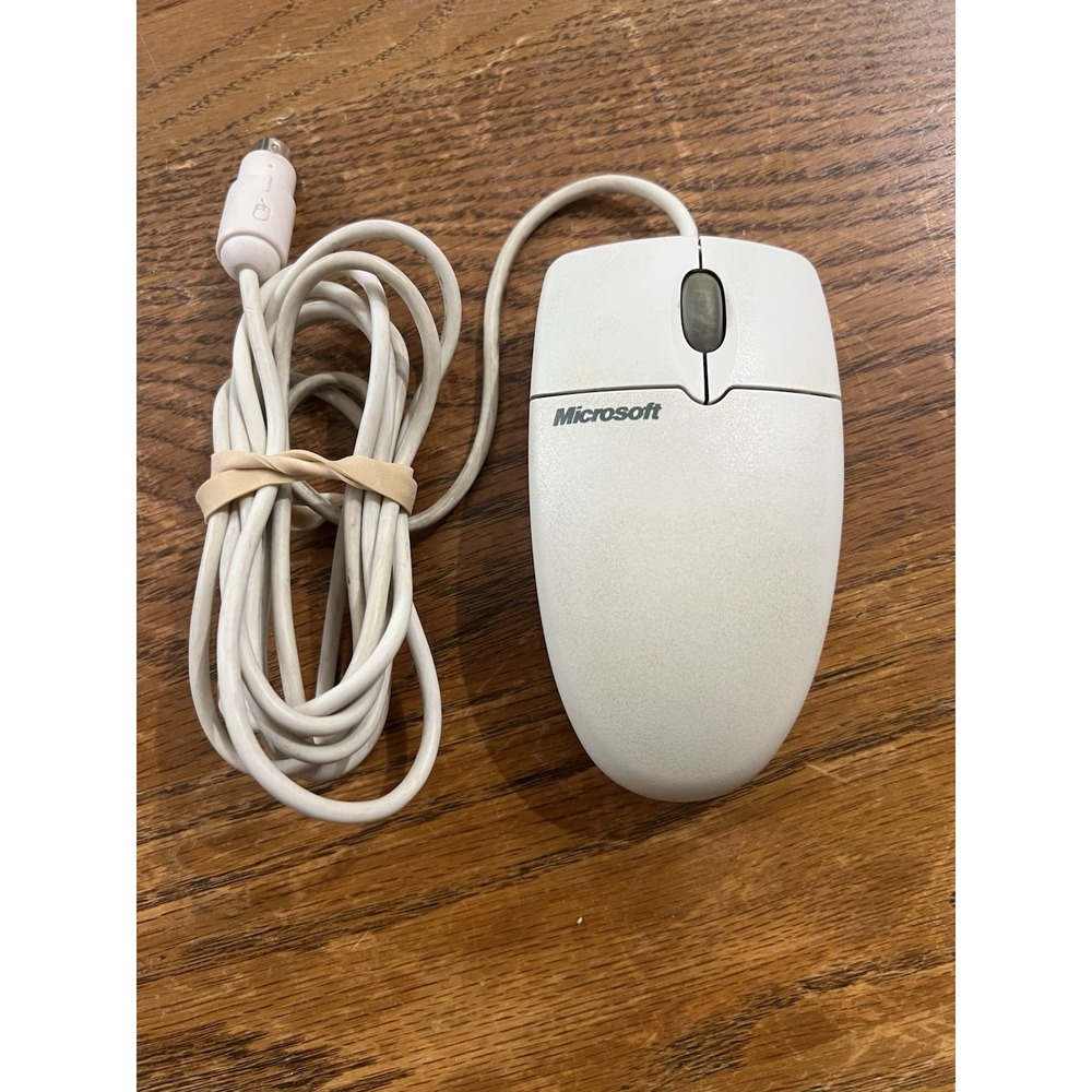 Microsoft Vintage Corded Wheel Mouse X03-69944